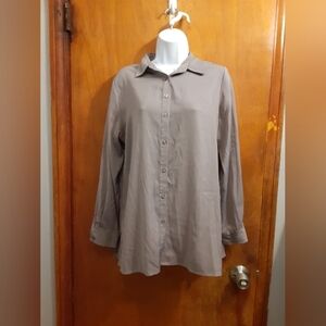 Susan Graver Women's Button Down Shirt